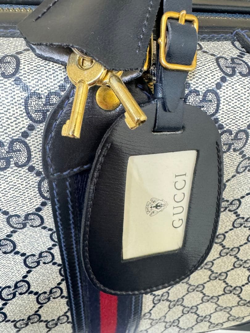 【希少】GUCCI グッチ シェリーライン 大型ハンドバッグ