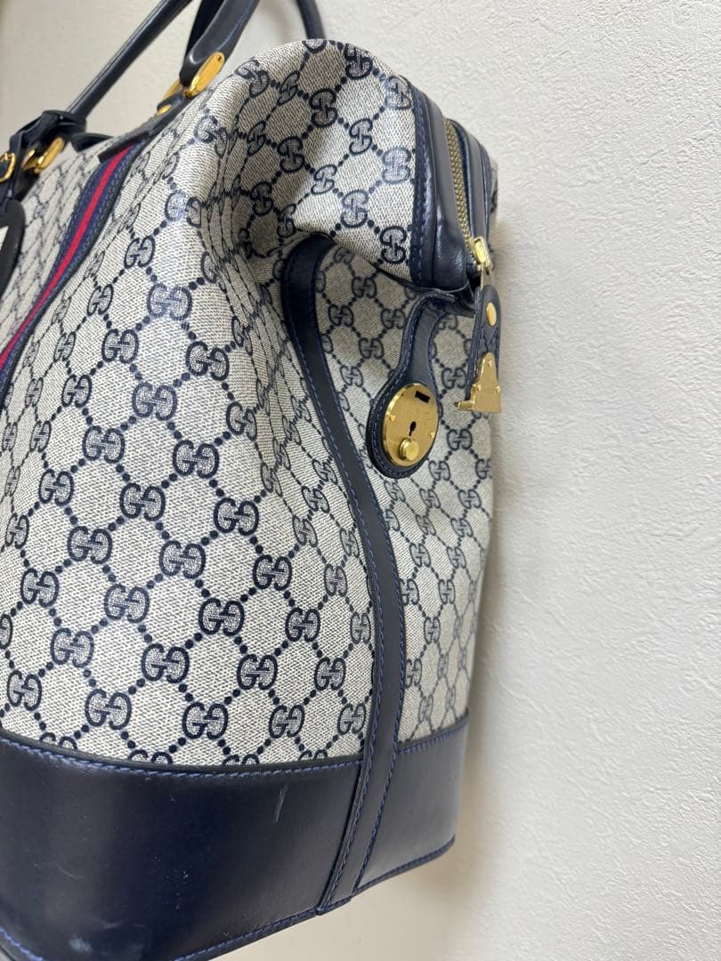 【希少】GUCCI グッチ シェリーライン 大型ハンドバッグ