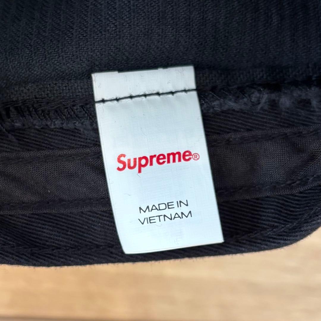 Supreme 25SS Corduroy Camp Cap 黒 コーデュロイ