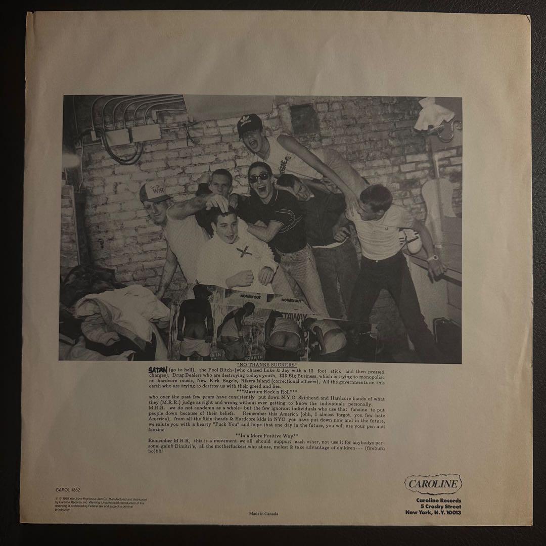 Warzone/Don't Forget 〜 12”レコード NYHC