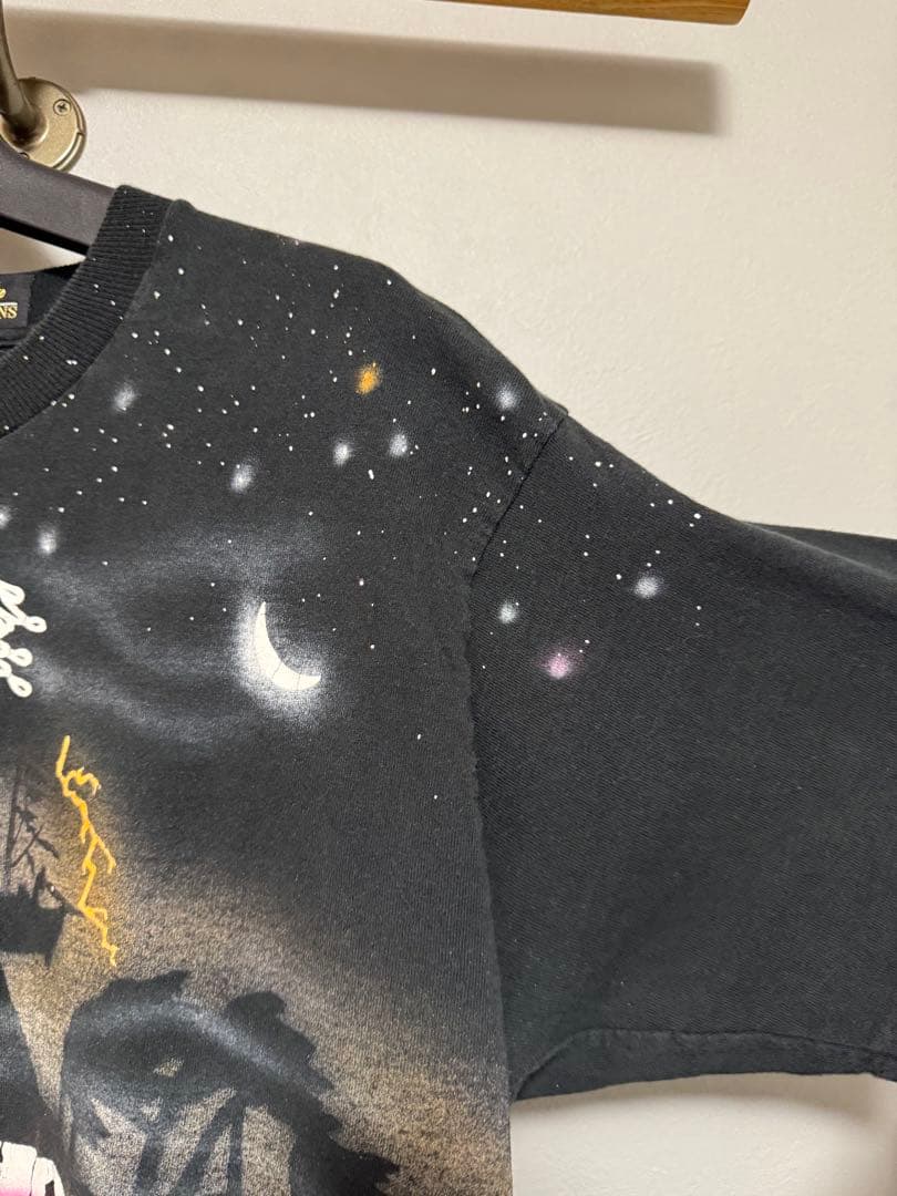 は*)様 ヴィンテージ90s希少DisneyTシャツタイフーンラグーンAOPファ
