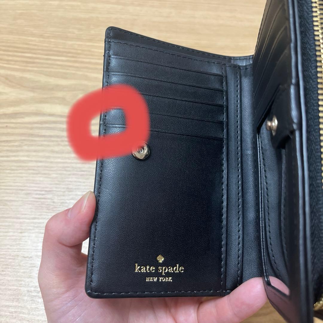 【ケイトスペード】　グリッター折財布