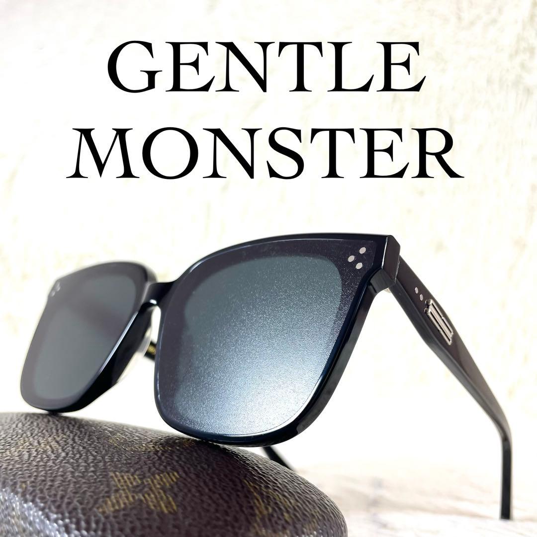 極美品　GENTLE MONSTER　PALETTE　ブルーレンズ　ブラック