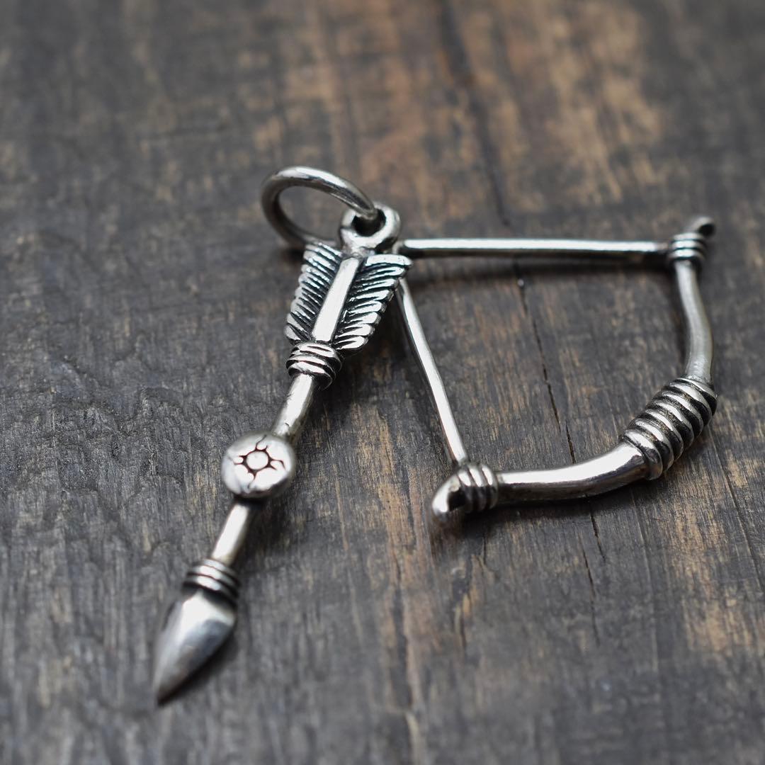 SILVER925 弓矢 Bow and Arrow アロー チャーム