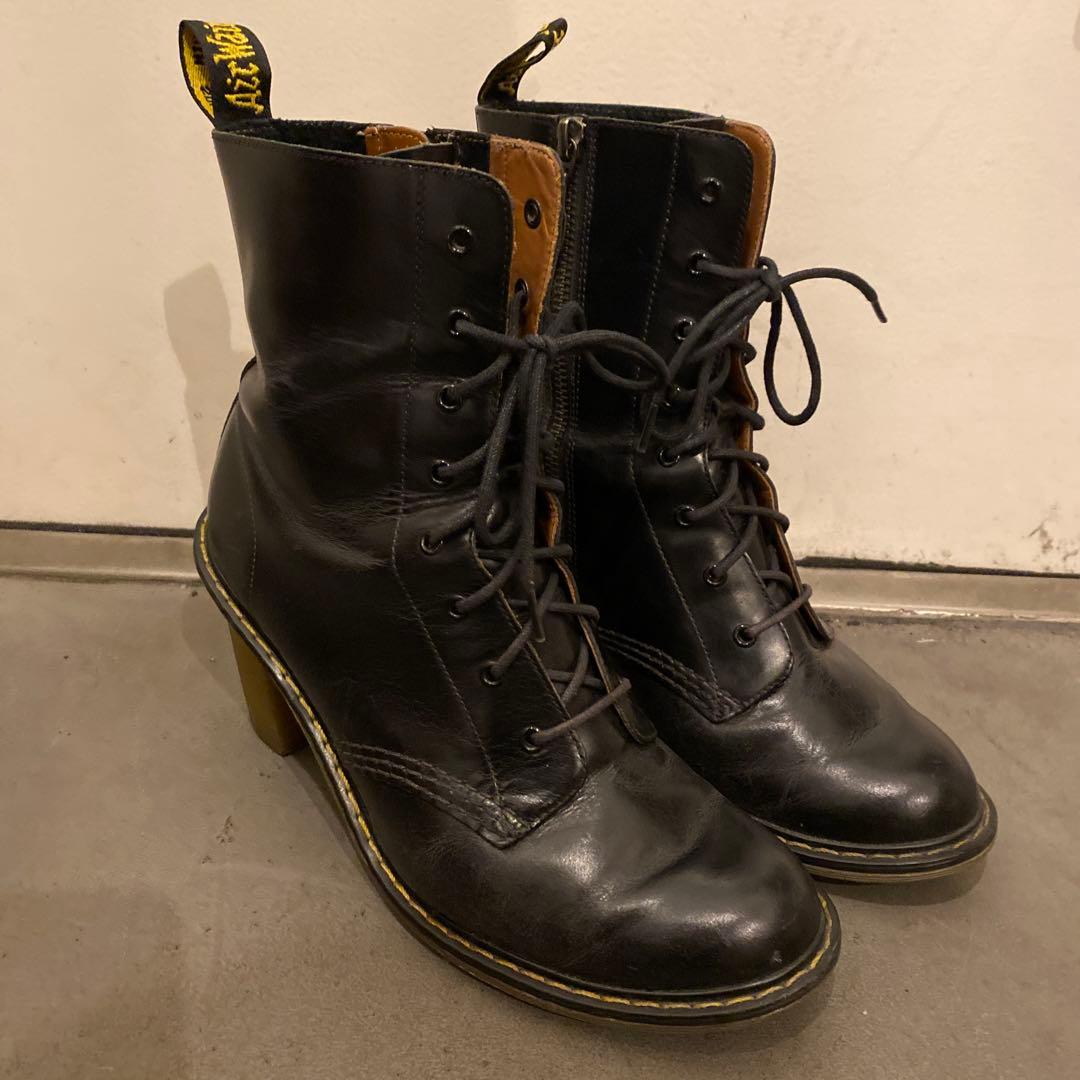 【週末セール】Dr.Martens サイドジップヒールブーツ UK6