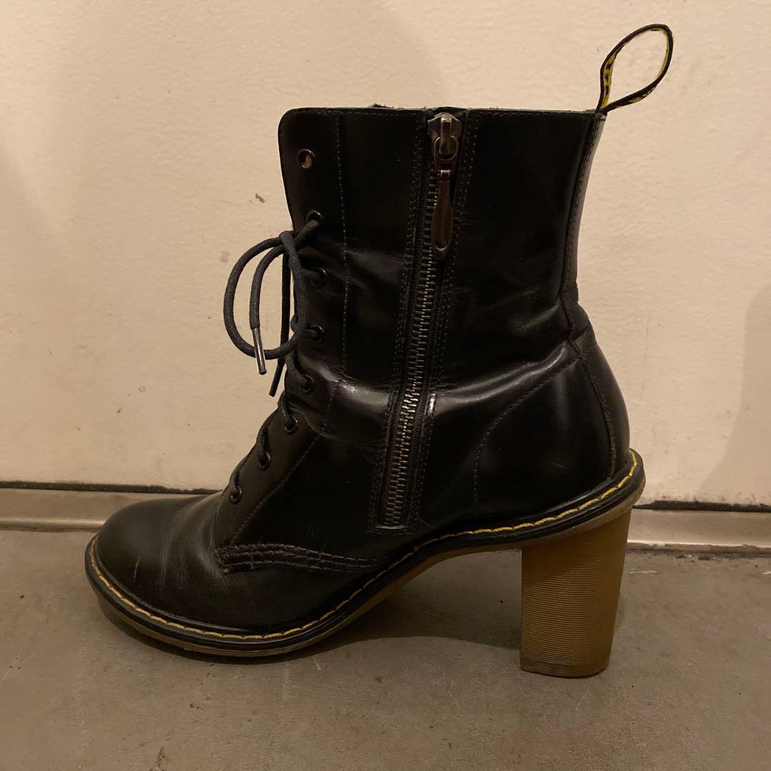 【週末セール】Dr.Martens サイドジップヒールブーツ UK6