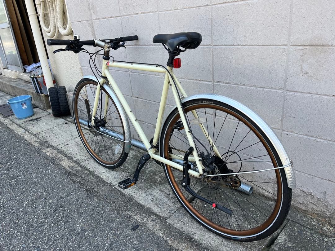 クロモリマニアの方に、Fuji、フラットバーシクロクロス、Feather CXF