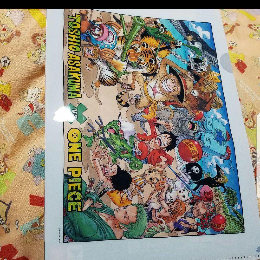 ワンピース　フランキー　朝隈　クリアファイル　限定　非売品　ゾロ　サンジ　ルフィ