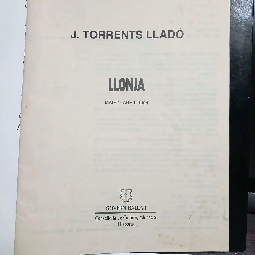 トレンツ・リャド画集　J.TORRENTS LLADO 【希少本】