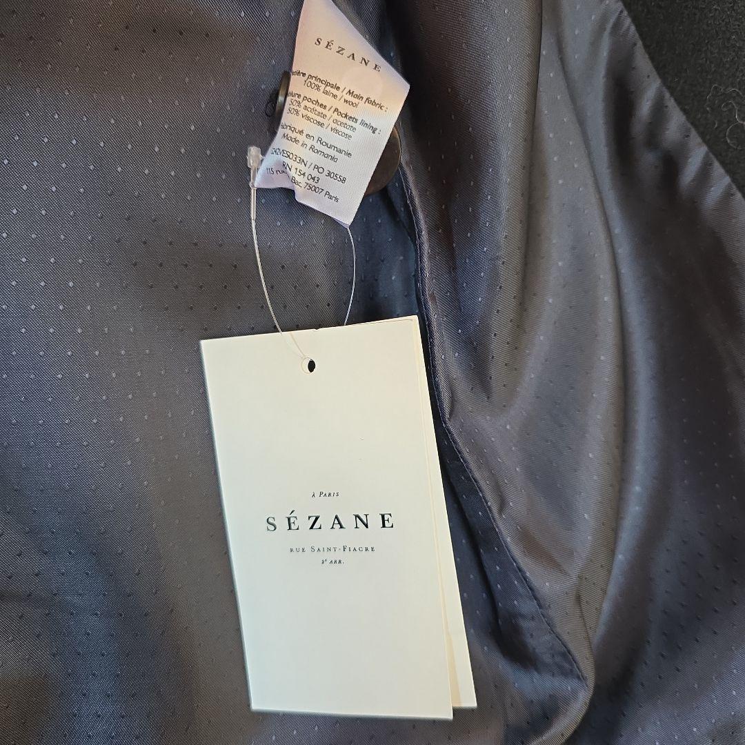 Sezane Jack Jacket セザンヌのウールジャケットブラックM
