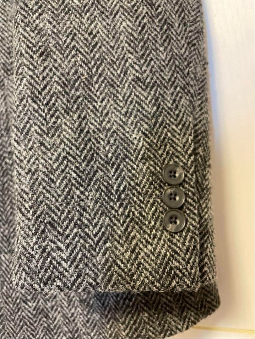 【SALE‼️】Harris Tweed ヘリンボーン テーラードジャケット　L