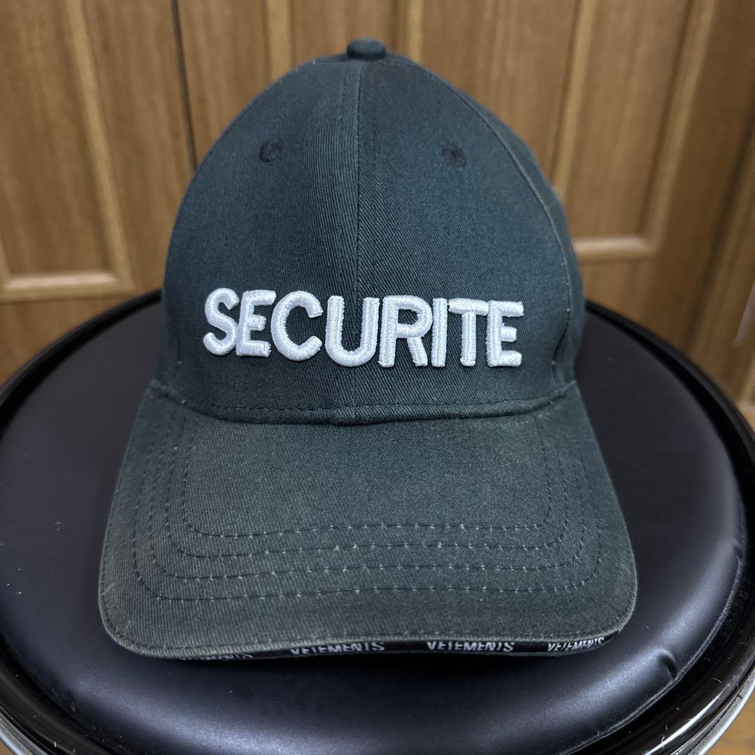 帽子 VETEMENTS 17SS SECURITE CAP