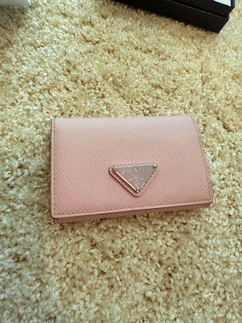 PRADA カードケース サフィアーノ トライアングル 名刺入れ