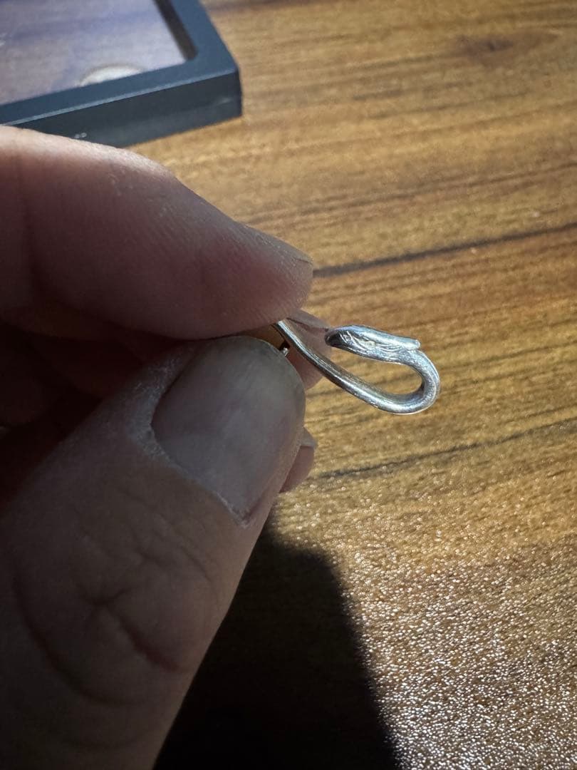 ゴローズ 金メタル付きホイールイーグルフック付き 細角チェーン
