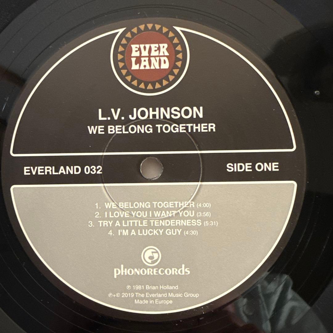 洋楽 L.V. Johnson We Belong Together LP