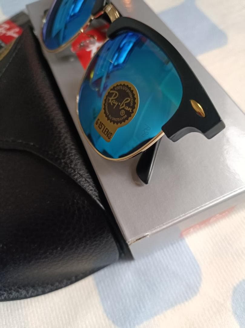 美品 Ray-Ban クラブマスター RB3016 レイバンサングラス