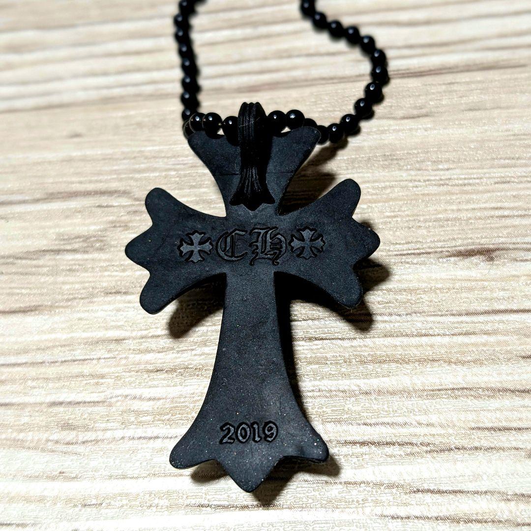 【正規】CHROME HEARTS クロムハーツ シリコンCHクロスネックレス