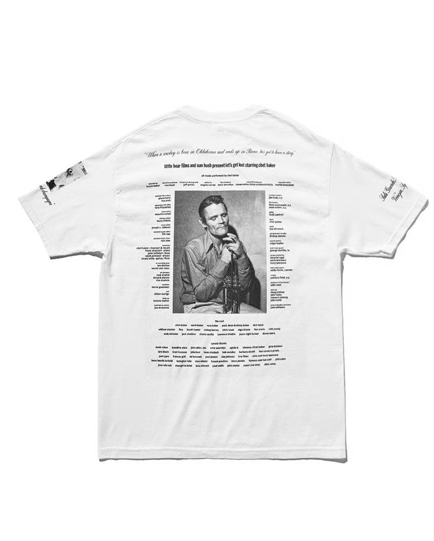 weber チェットベイカー　Tシャツ　レッツ　ゲット　ロスト
