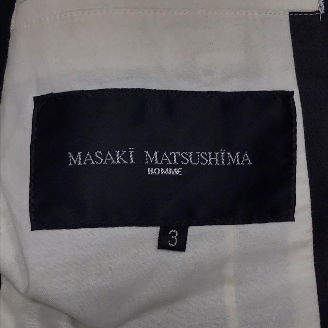 新品未使用　MASAKI MATSUSHIMA ウールテーラードジャケット　3
