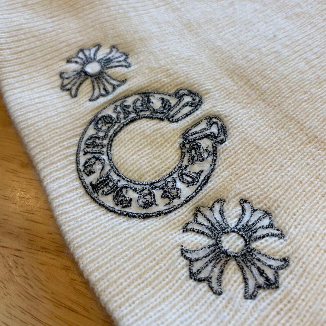 Chrome Hearts クロムハーツ ニット帽 ビーニー ホワイト