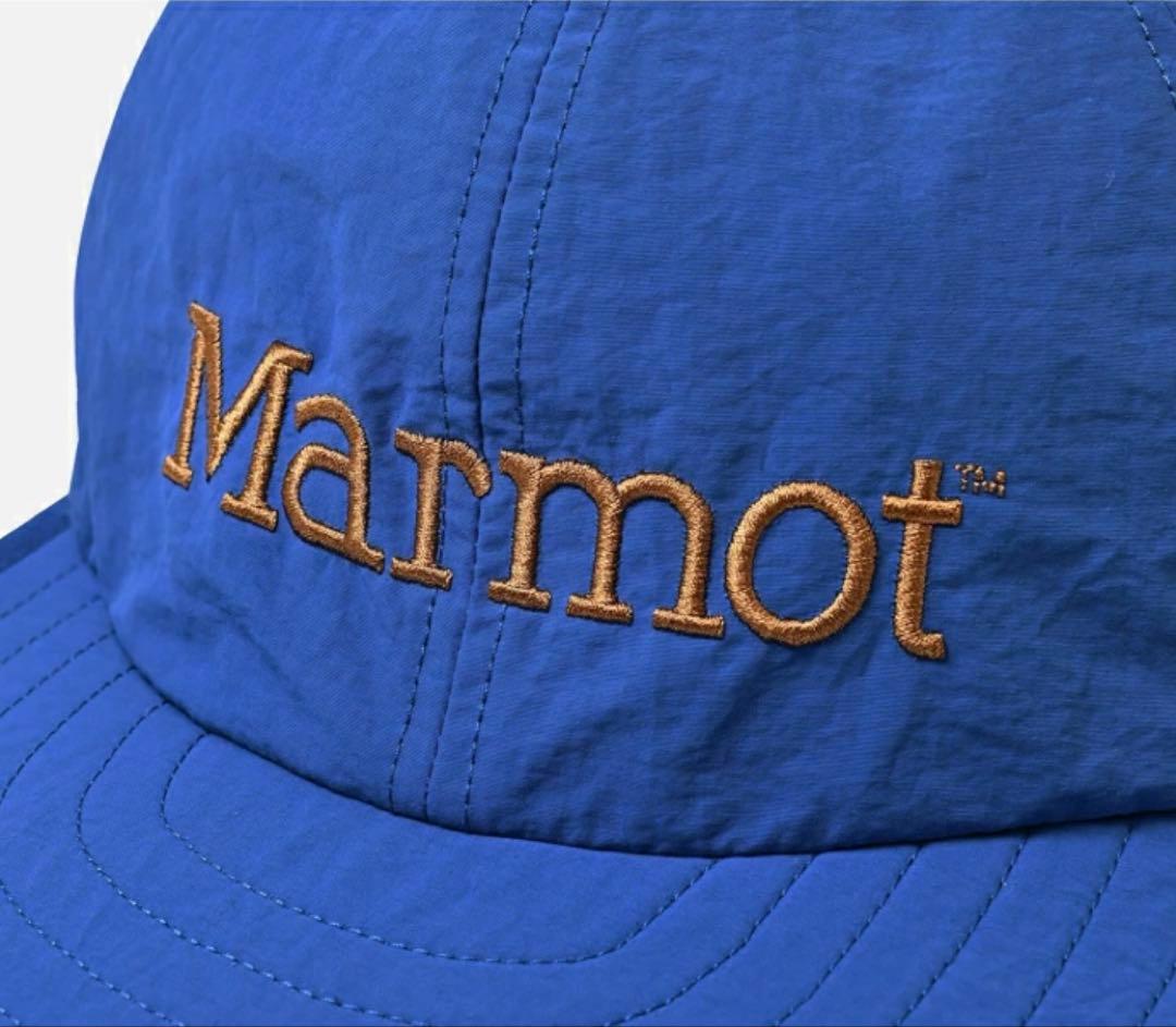 【新品】Marmot Long Bill Cap blue マーモット キャップ