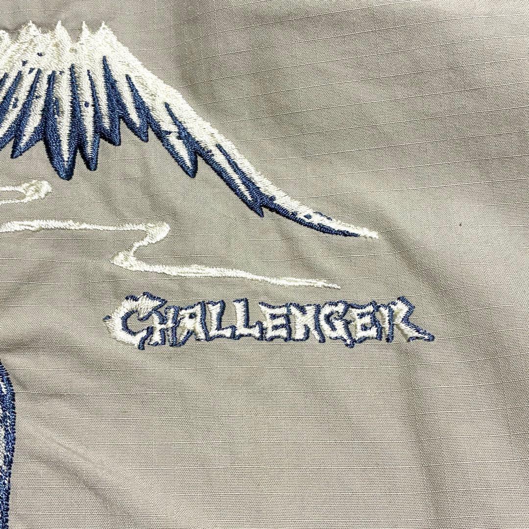 CHALLENGERドリズラー スウィングトップ ベトジャン Wolf 刺繍