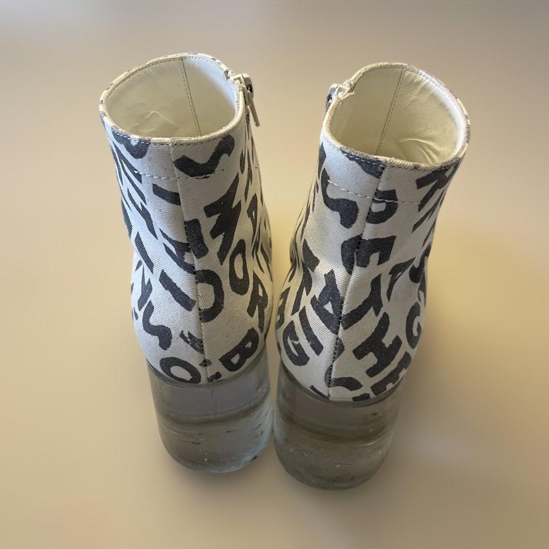 MM6 Maison Margiela マルジェラ テキストキャンパスブーツ