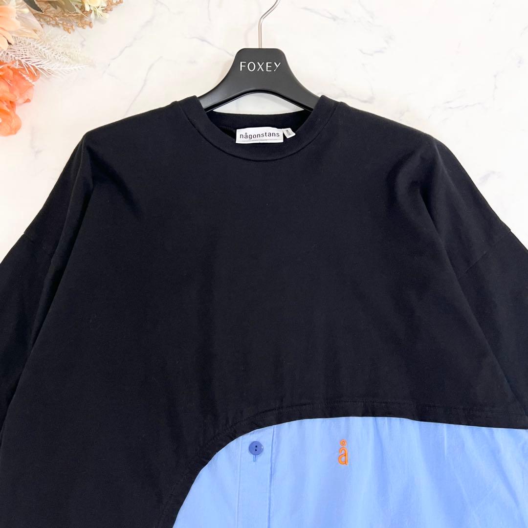 nagonstans ナゴンスタンス shape loose Tshirt