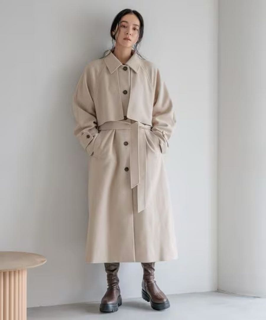 m*i様 ウールライクヨークコート