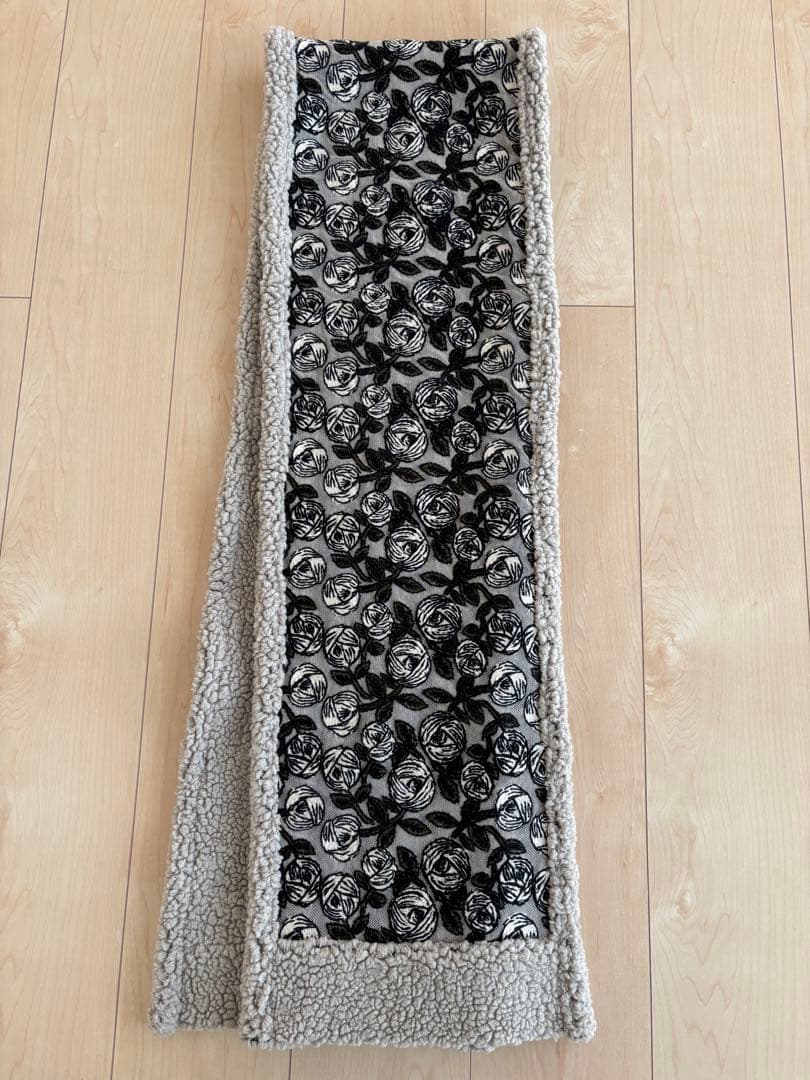 【美品】ミナペルホネン mina perhonen rosy ボアマフラー
