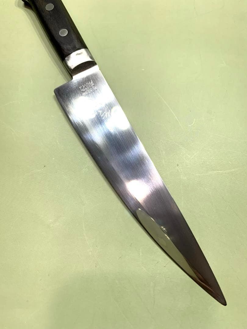祐成　牛刀包丁　粉末ハイス鋼　刃渡り18cm