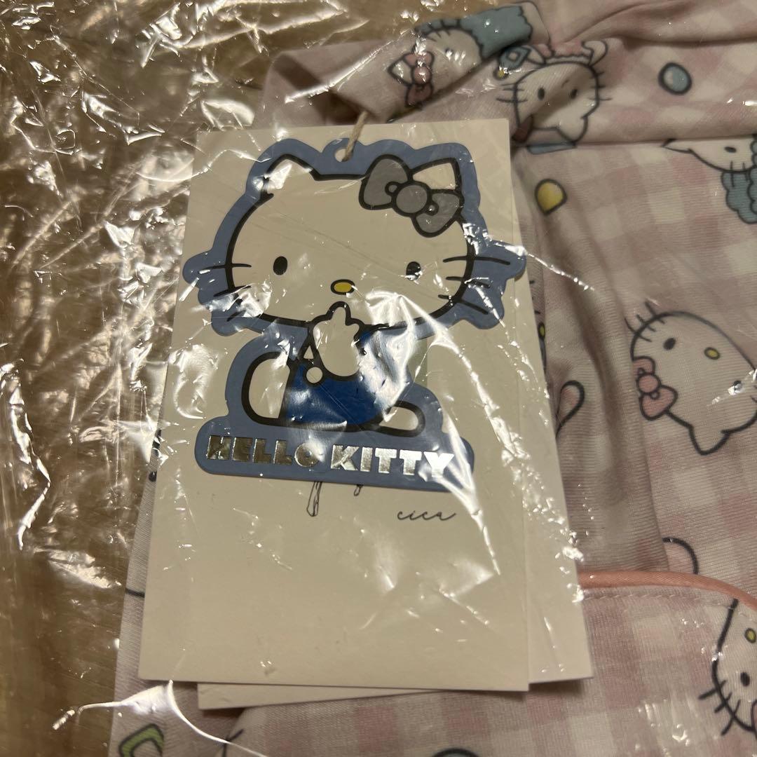 【HELLO KITTY】総柄開襟シャツ