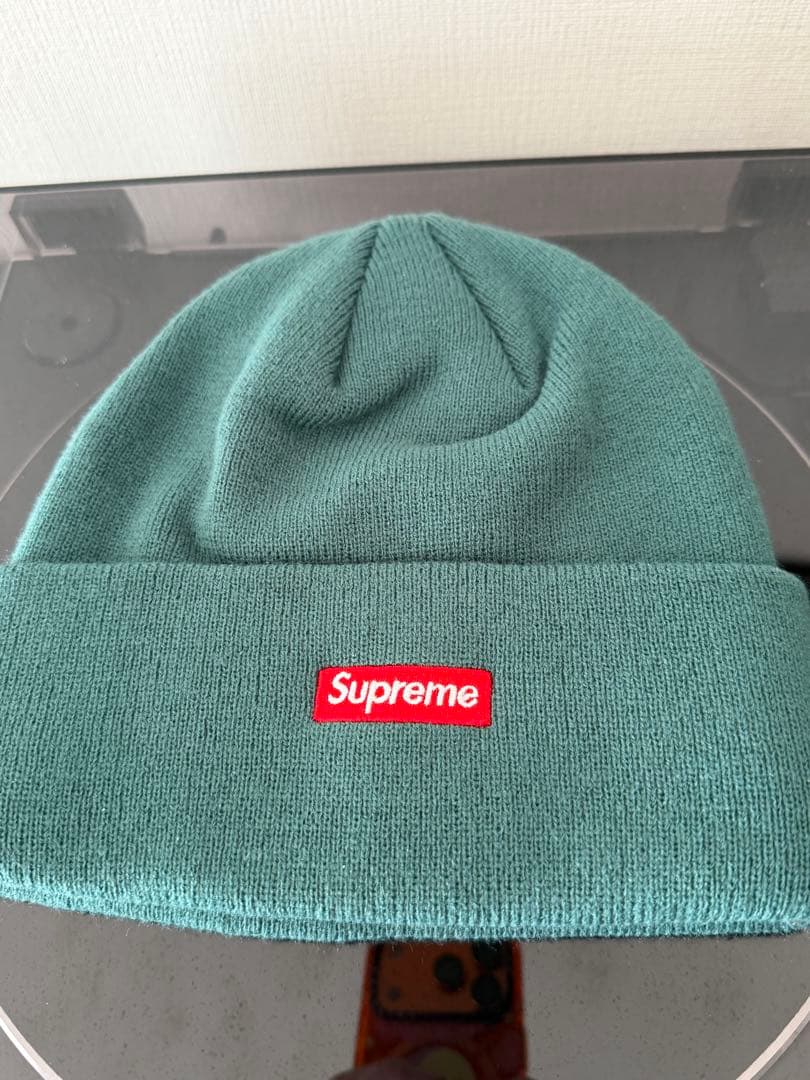 Supreme Sロゴ ビーニー パイン