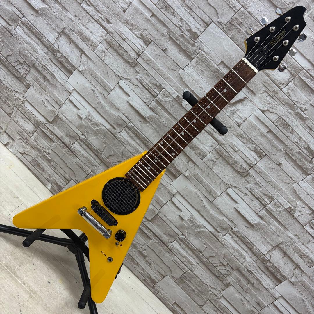 K-garage Junior アンプ内蔵 フライングVタイプ ミニギター