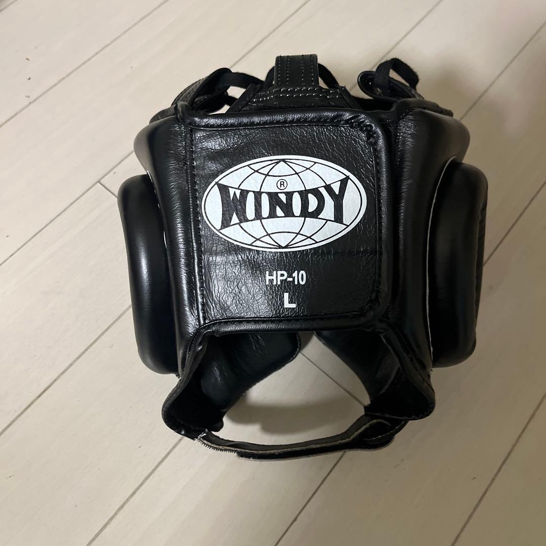 WINDY HP-10 ボクシングヘッドギア Lサイズ 黒