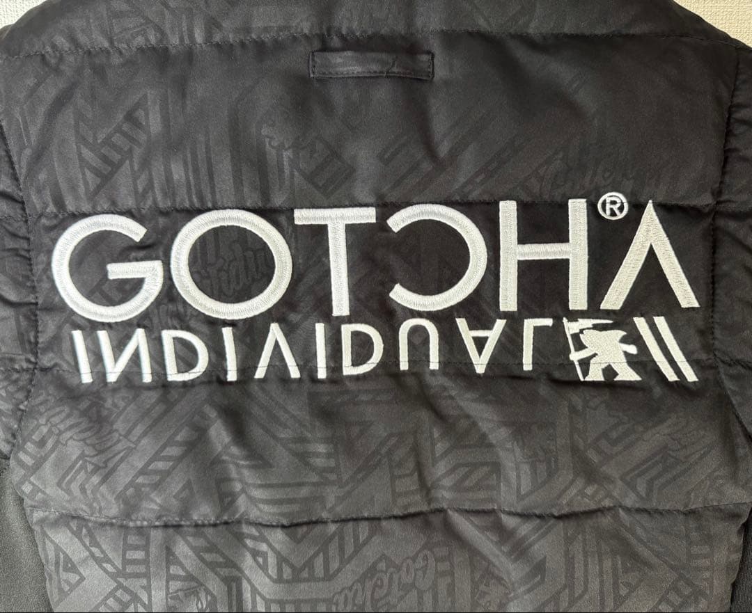 GOTCHA GOLFダウンベスト(D80% F20%)ブラック【美品】S