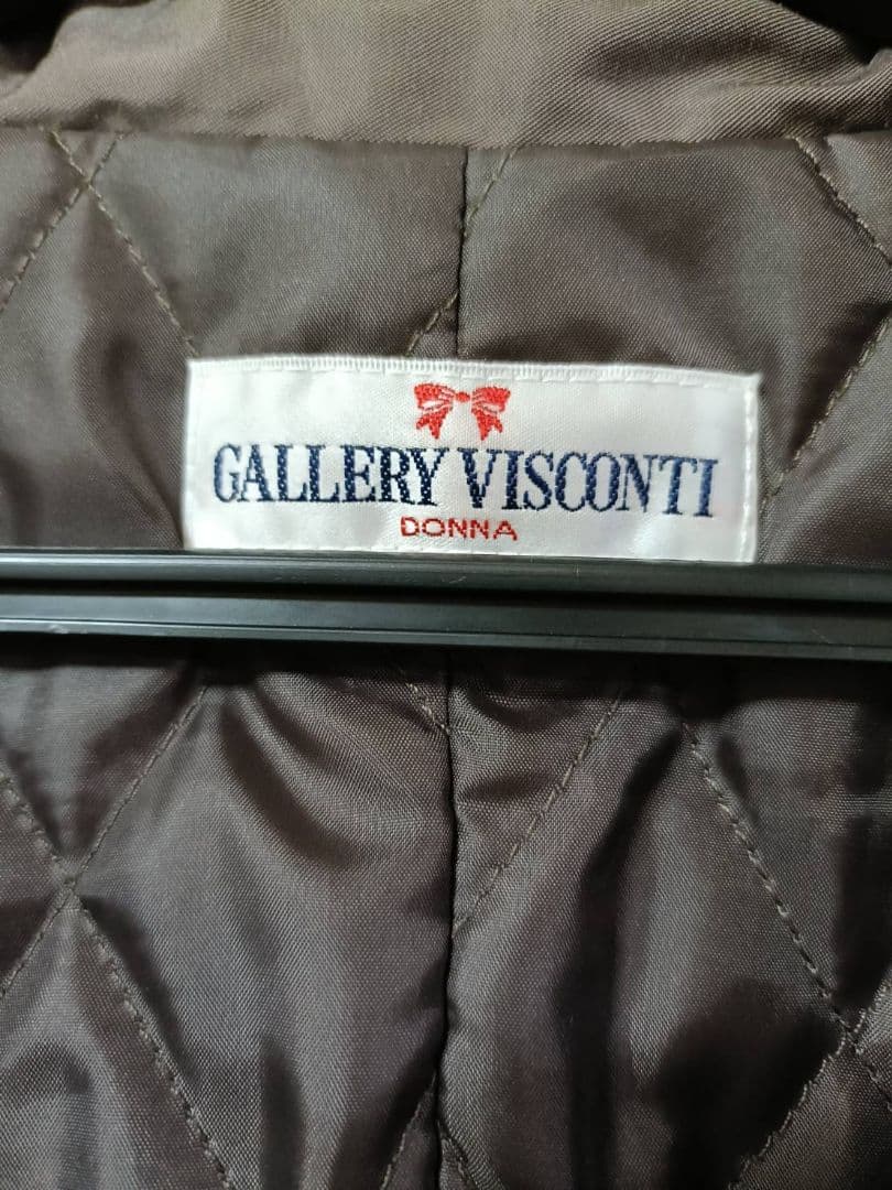 ギャラリービスコンティ GALLERY VISCONTI フリル付きロングコート