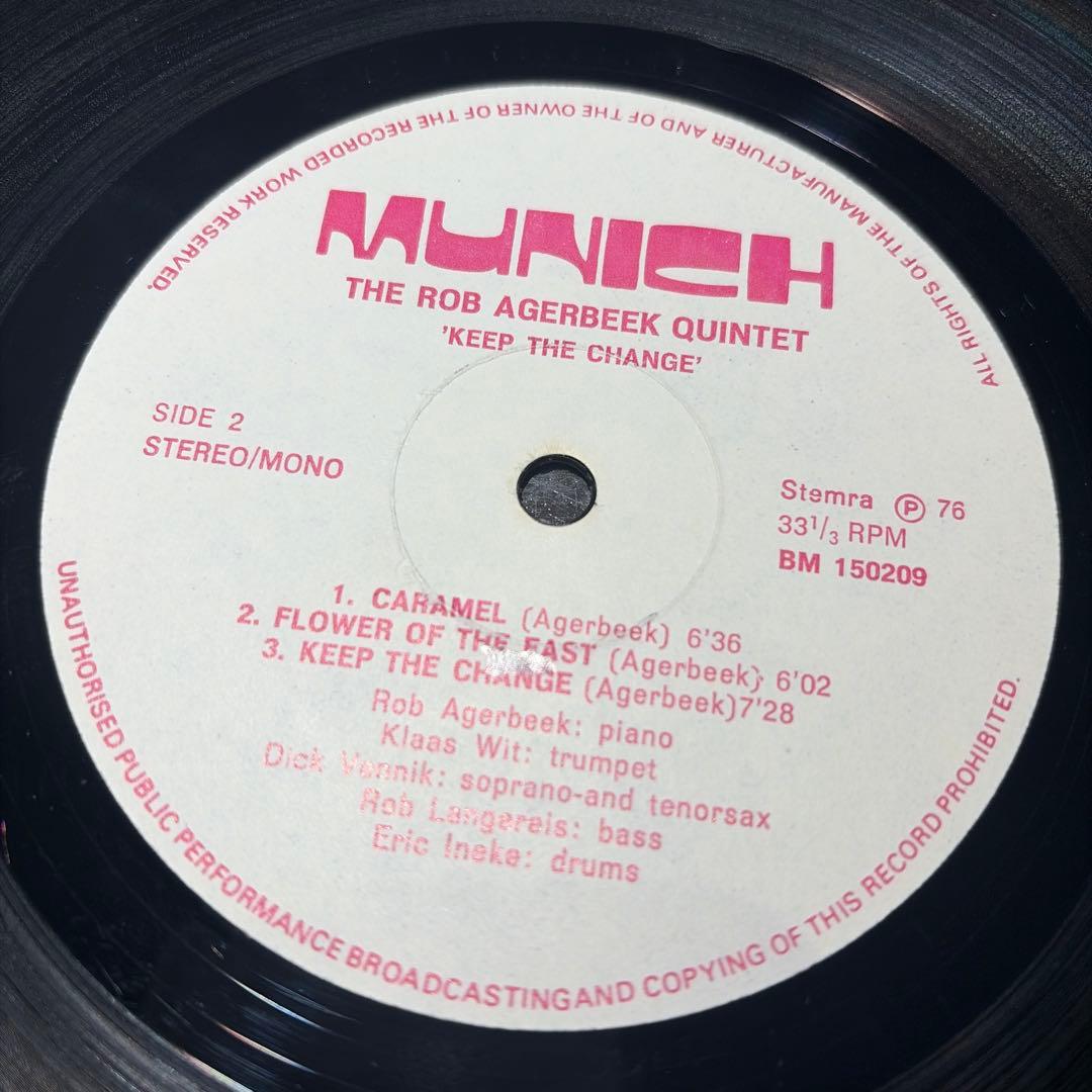 [レコード] KEEP THE CHANGE ROB AGERBEEK LP