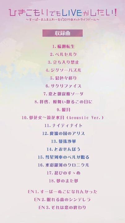 ひきこもりでもLIVEがしたい！ BluRay/まふまふ