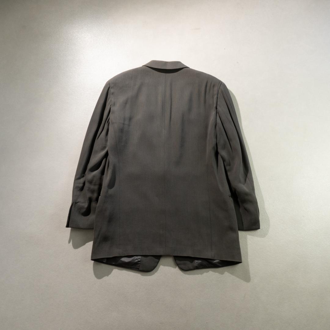 GIORGIO ARMANI シングルテーラードジャケット グレー/CZ219