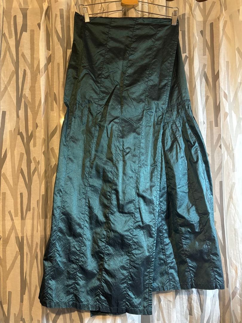Dries Van Noten シルクアシンメトリー ロングスカート ベルギー製