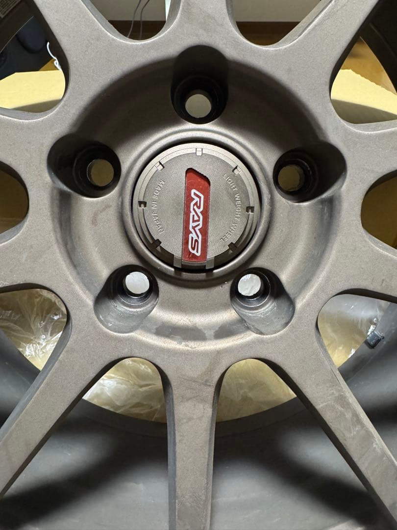 RAYS グラムライツ 18インチ 57NR ホイールとマックガードのみ