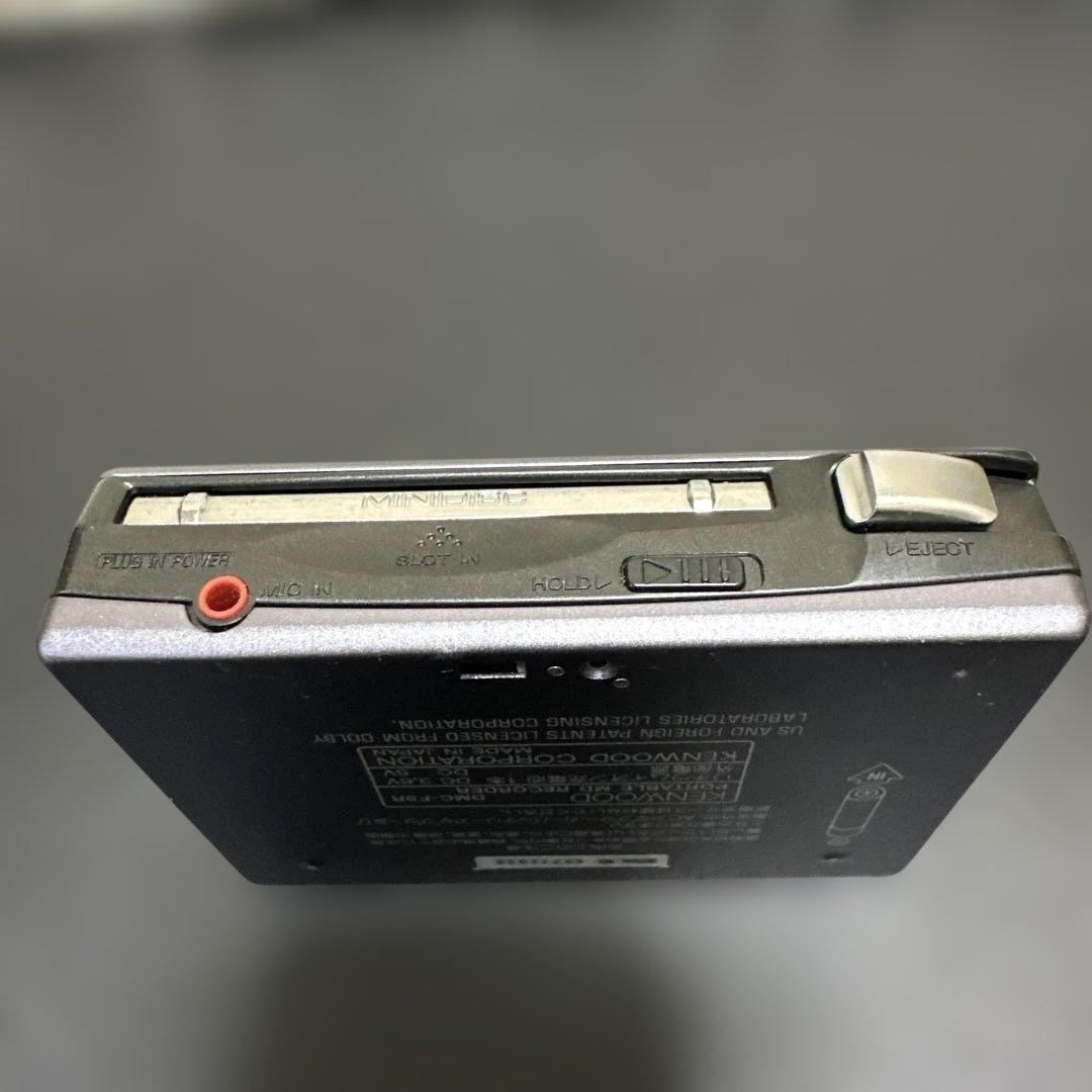 KENWOOD ポータブルMDレコーダー DMC-F5R ジャンク　現状品