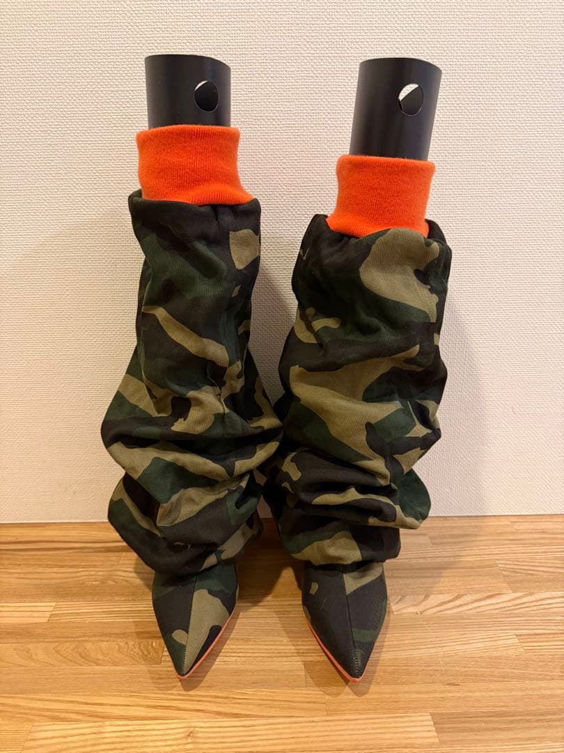 YELLO LONG BOOTS カモフラ 迷彩 Mサイズ