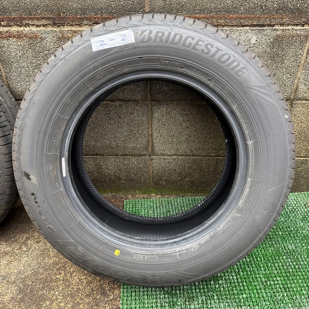 BRIDGESTONE 195/65R15 2本　25年製　中古品