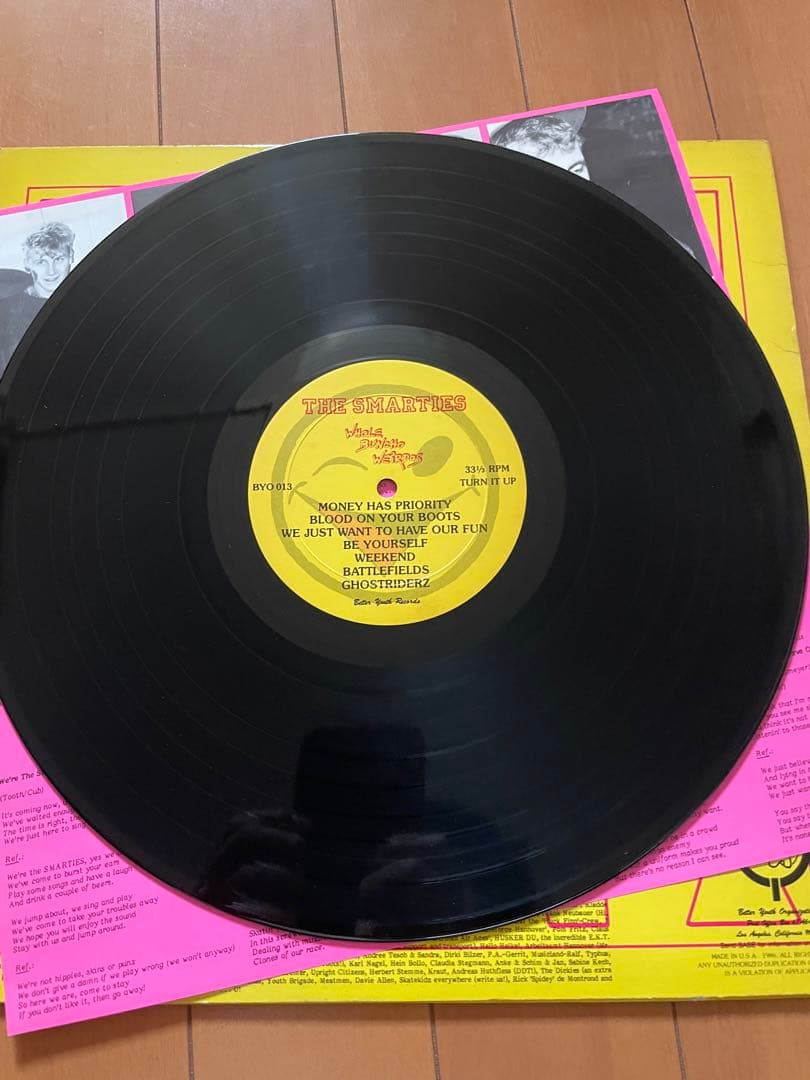 THE SMARTIES LP ハードコア　80s PUNK