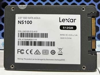 Lexar SSD NS100 512GB 3時間