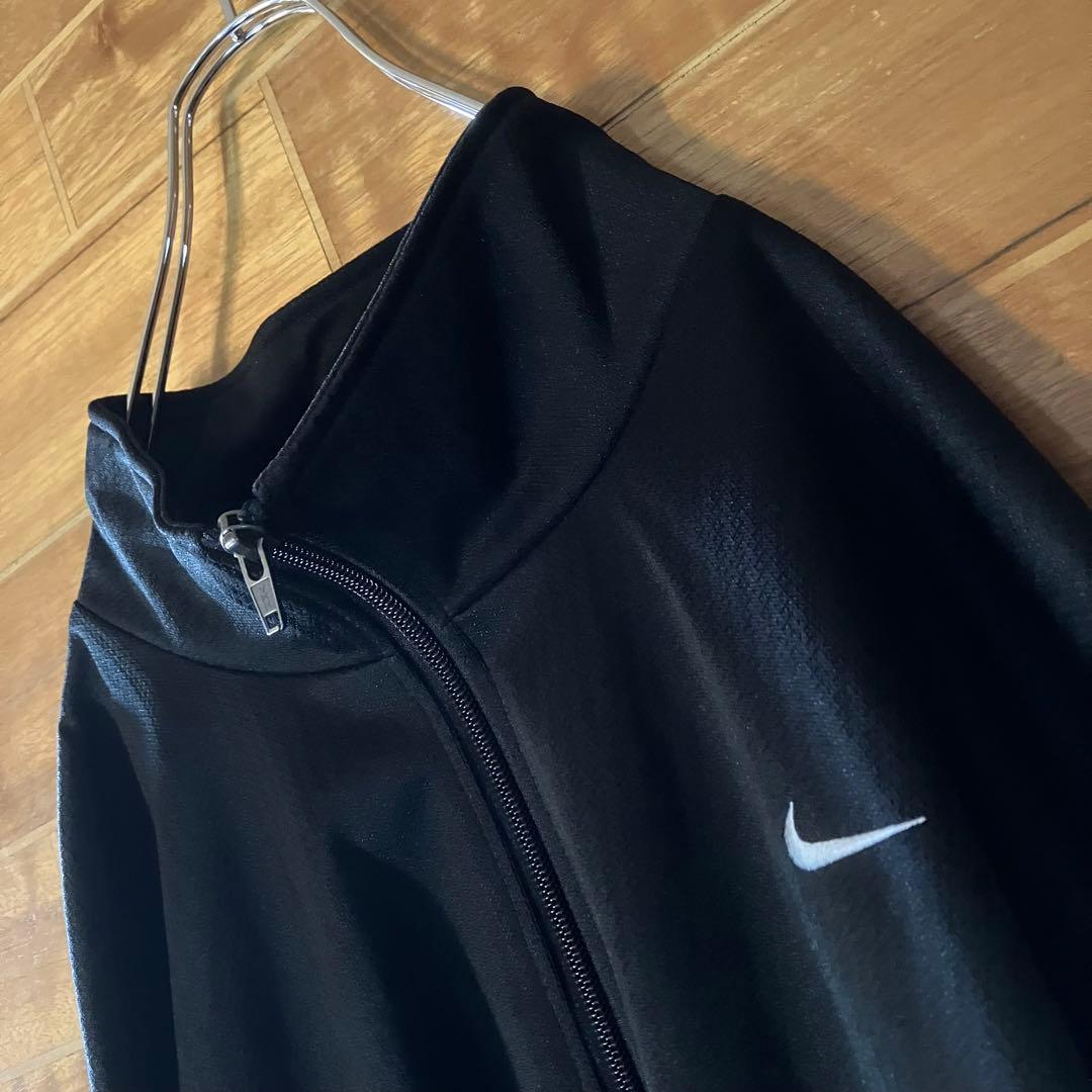 NIKE セットアップ　ジャージ　トラックジャケット　黒　赤　刺繍　XL