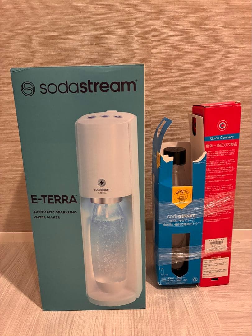 美品 sodastream E-TERRA ソーダストリーム イーテラ