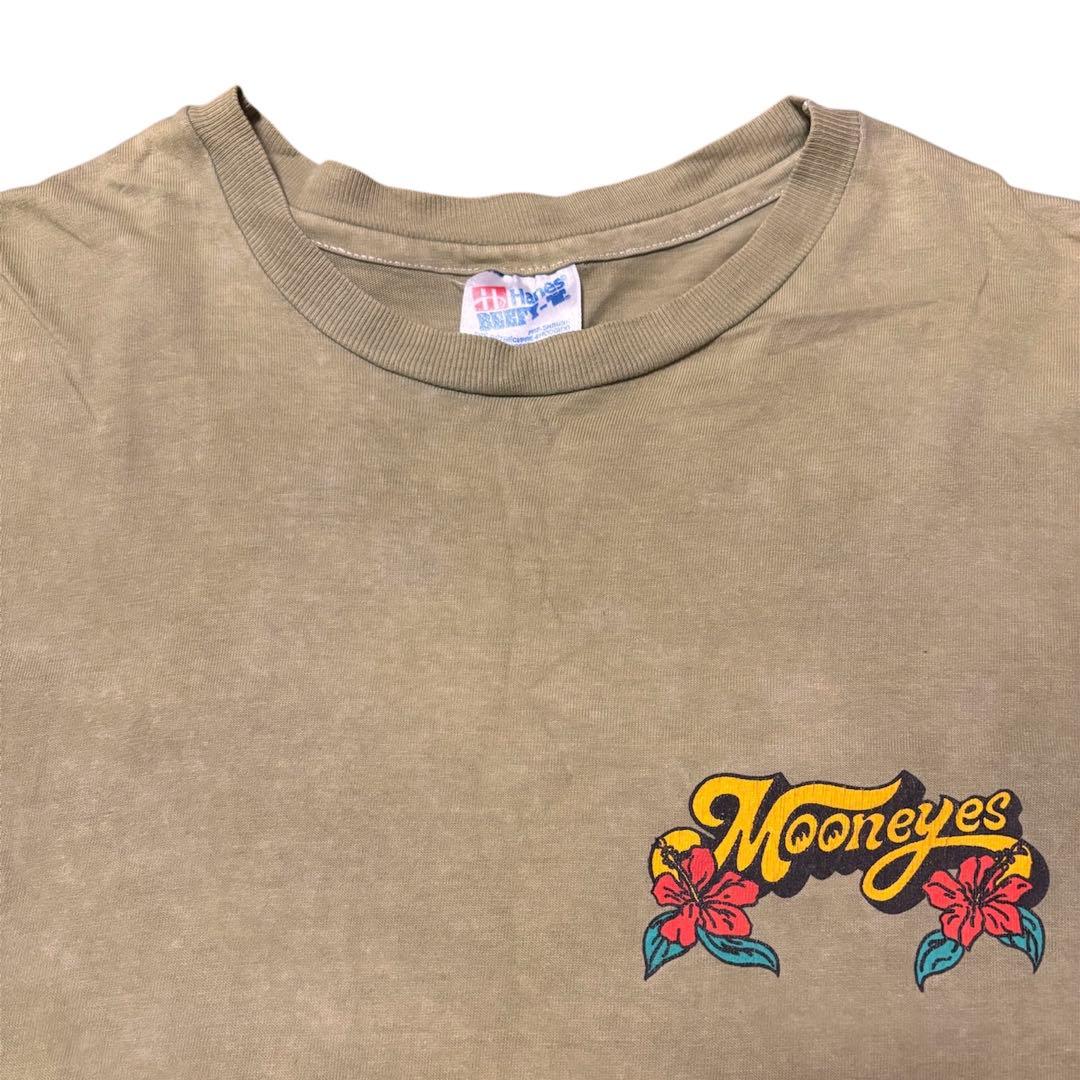 80s 90s MOONEYES ムーンアイズ Tシャツ HANES USA製